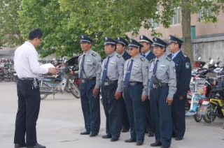 襄陽(yáng)保安公司員工日常?。?！